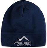normani Trendige Winter- & Skimütze aus Mikrofleece Farbe Navy