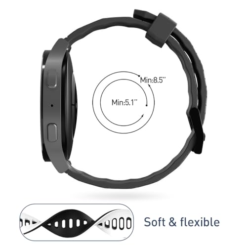 Correa deportiva de silicona 22mm compatible para smartwatch miniatura 5