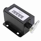 Jopwkuin Mechanischer 5-stelliger Zugzähler 0-99999 Reset