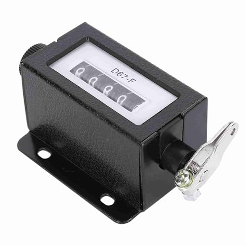Fdit Mechanical Counter 5 Digit 0-99999 Pull Count Rotary Knob