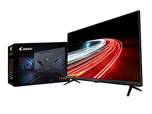 Aorus Fv43U 43" 144Hz 2160P Hbr3, Nvidia G-Sync Compatible, Exclusive Built-In Anc, 3840X2160 Display, 1Ms Response Time, Hdr, 96% Dci-P3, 1 Displayport 1.4, 2 Hdmi 2.1, 2 Usb 3.0, 1 Usb C #TOP2