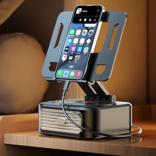 Bluetooth Caixa De Som Suporte Celular Suporte Para Tablet rotação de 360° graus 3 em 1