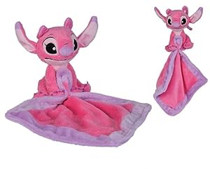 Adorable Peluche Lilo et Stitch Angel avec Doudou Rose de 13 cm