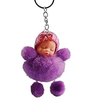 Algopix Similar Product 13 - callm Cute Sleeping Baby Bowtie Fluffy