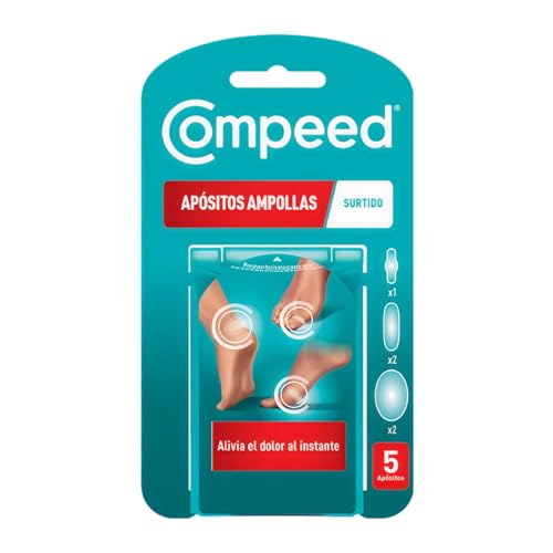 COMPEED Ampollas Surtido, Apósitos Hidrocoloides Contra Rozaduras , Pack 5 uds.