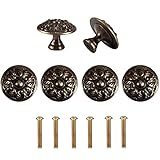 ✅ 【ALCANCE DE ENTREGA】: 6x botones de bronce Vintage con 6x tornillos.