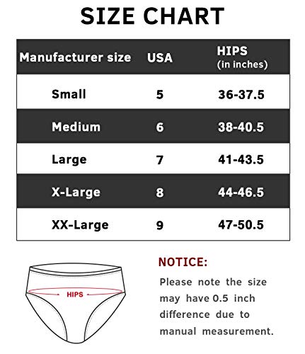 Wealurre Womens Underwear Cotton Bikini Breathable Sport Low Rise Panty For Women Multipack(6001M,Dark) #TOP6