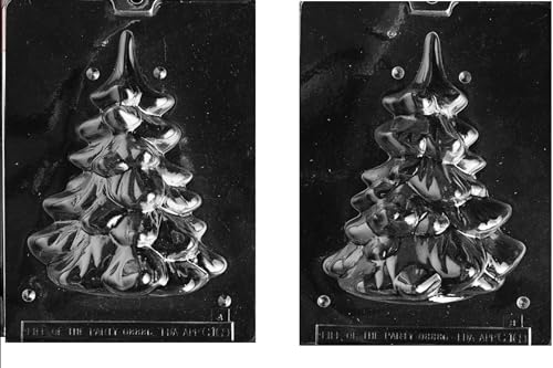 CybrTrayd Medium/Large Christmas Tree Chocolate Candy Mold - 1 piece