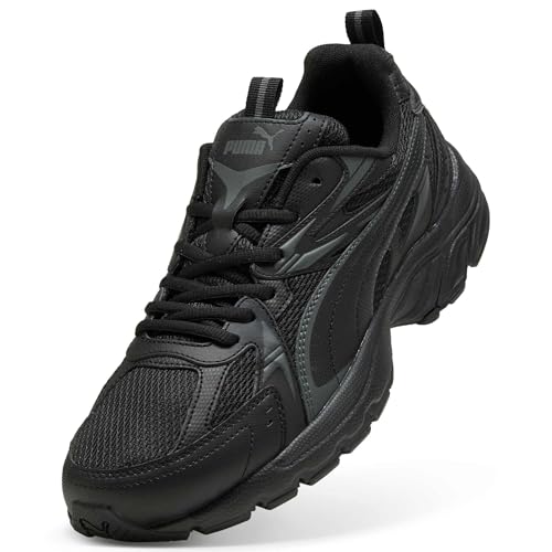 Puma MILENIO TECH Unisex-Sneaker, Schwarz-Shadow-Grau, 7 UK – Ansicht 5
