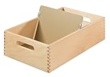 Tamaño : A5 HAN-Bürogeräte 1005-0 - Fichero de madera, 1500 fichas tamaño A5, 230 x 190 x 380 mm, color marrón