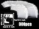 Druckverschlussbeutel zipper baggies 300 Stück Plastikbeutel 9x6cm klein tütchen plastiktüten ziplock zip beutel baggys wiederverwendbar tüten groß wiederverschließbare