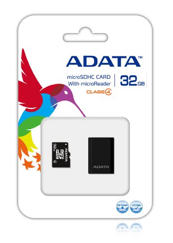 ADATA Technology 32GB MicroSDHCJ[h Class4 Reader Black