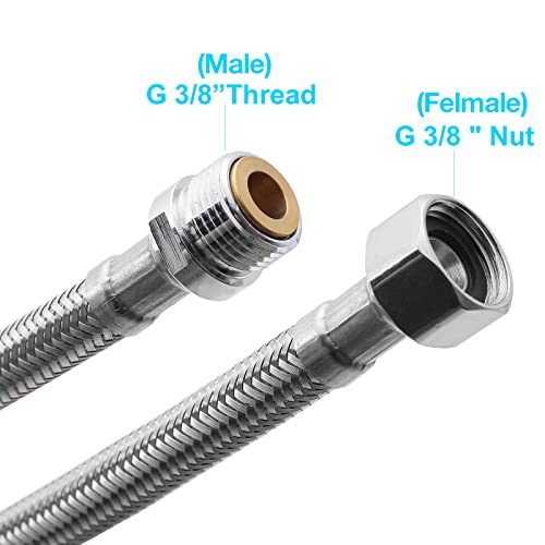 Flexschlauch Crea 3/8″ AG x 3/8″ IG Verlängerungsrohr 40 cm