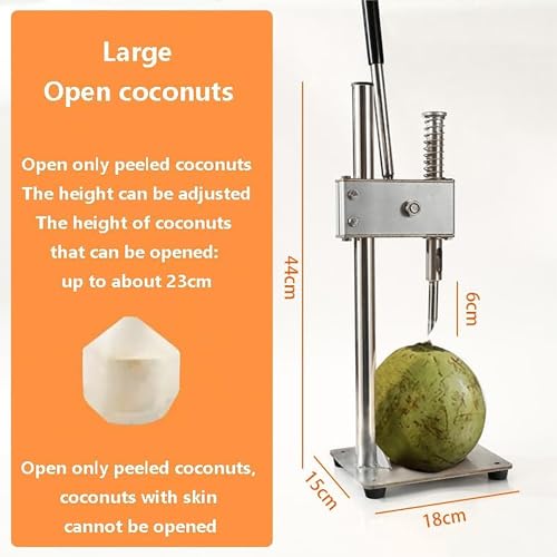 Outil d'ouverture de noix de coco sécurisé pour ouvrir sans danger en 2 secondes
