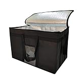 XXL-Larger Insulated Cooler Bags with Zipper Closure,Reusable Grocery Shopping Bags Keep Food Hot or Cold,Collapsible lunch bag,Grocery Transport,23'W x 15'H x 14'D