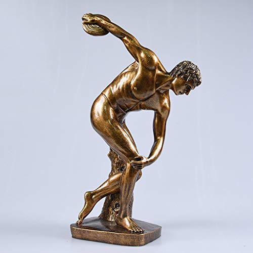 Statue en résine de style européen pour décoration de bureau rétro