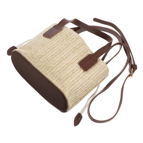 Sac de plage décontracté en paille pour emporter vos essentiels de shopping