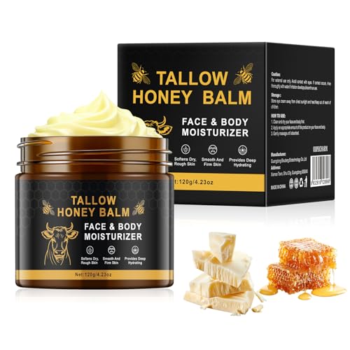OUPEICHARM Beef Tallow Balm Skincare for Women,Moisturizer Tallow and Honey Cream for Face & Body,Deeply Hydrating Beef Tallow Skin care for All the Skin Type
