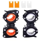 NIDONE Taschenlampenhalterung, Fahrradlichthalterung, Taschenlampenklemme...