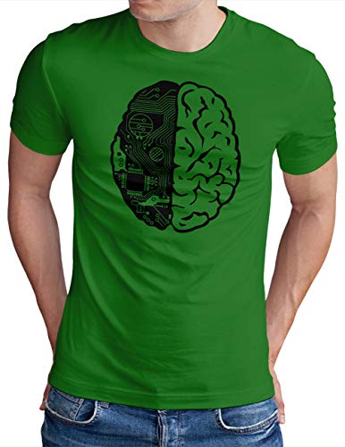 T-shirt à puce CPU imprimé noir vêtement confortable grand format XXXXL pour codeur