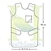 HealthGoodsIn - Lead Apron 0.5mm Lead (pb) Equivalency Protection For Working with X-Ray Machine with ROBUST HANGER