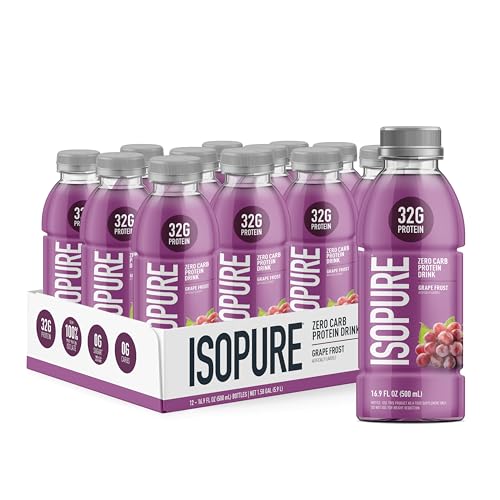 Isopure Zero Carb 32g Clear Protein Ready-to-Drink, Whey Protein Isolate,