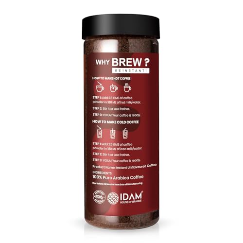Image of Bevzilla 200 Gram Choclate & Mocha(Choco-Mocha) Instant Coffee Powder with a Coffee Mug |Make 100 Cups|Perfact for Espresso, Latte & Cappuccino | EnjoyHot & Cold Brews (Pack of 2)