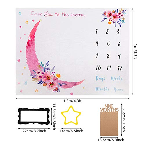 ANSUG Bambino Mensile Coperta Milestone Coperta