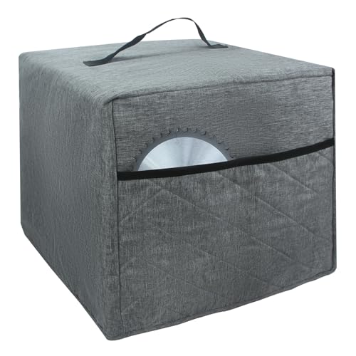 Waterproof Meat Slicer Cover,Dust Covers for Kitchen Appliances,Food Slicer Cover With Organizer Pocket