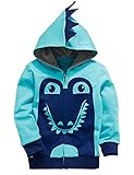 Garsumiss Little Boys Cute Animal Dinosaur Hoodie Sport Long Sleeve Cartoon Hooded Blue