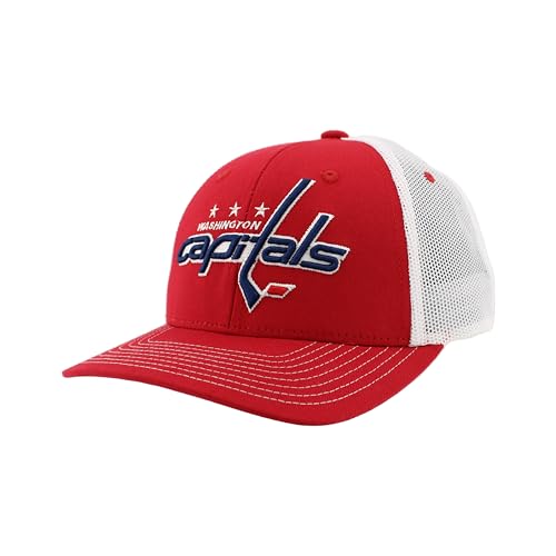 Image of ZHATS NHL Unisex-Adult NHL Officially Licensed Adjustable Snapback Hat Dakota Icon Team Color