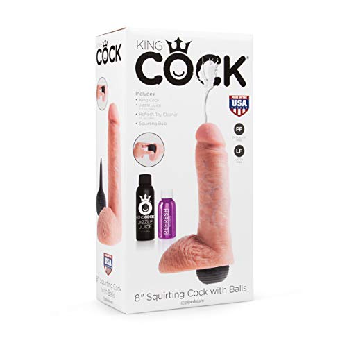 Squirting Dildo Pipedream King Cock 8 Zoll in Hautfarbe