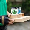 Fulmoon 2 Inch Thank You for Your Order Stickers 5 Star Review Delivery Labels Freshness Food Delivery Accessories 5 Star Rating Reminder for Shopper Grocery Takeout Driver(Round,Multicolor,500 Pcs) #3