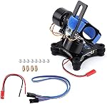 Drone Camera Gimbal, Metal Brushless Gimbal Board BGC 2.2 RC Drone Quadcopter Part Compatible for 3/ 3+ / 4(Black)
