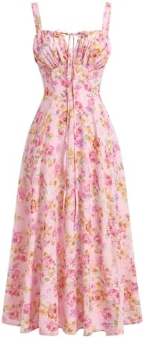 Women's Floral Corset Dress Formal Cocktail Dresses Going Out Cas...