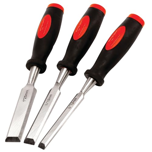 Performance Tool W5372 Wood Chisel Set, 3-Piece