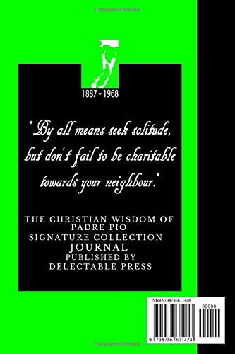 Miniatura 2 de The Christian Wisdom Of Padre Pio - Signature Collection Journal These beautiful and contemporary design Journals bring famous men and women from