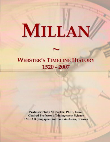 Millan: Webster's Timeline History, 1520 - 2007