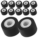 OSALADI 12 Stück Gummi Andruckrollen für Tonbandgerät und Audio Praktisch und Leicht zu Lagern Geeignet als Ersatzteil für Videorekorder und Kassettenrekorder