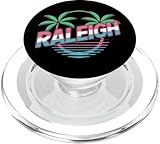 Raleigh Durham 919 Retro 80s Theme Carolina del Norte PopSockets PopGrip para MagSafe