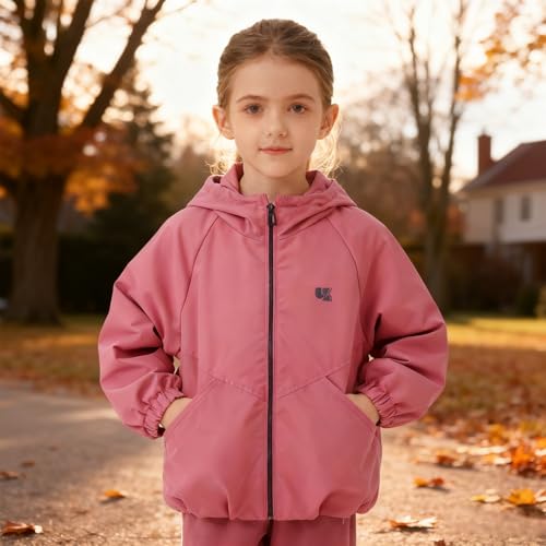 Image of Kids Toddler Waterproof Puffer Jackets Zip up Insulated Warm Windproof Coats Boys Girls Hiking Windproof Outwear