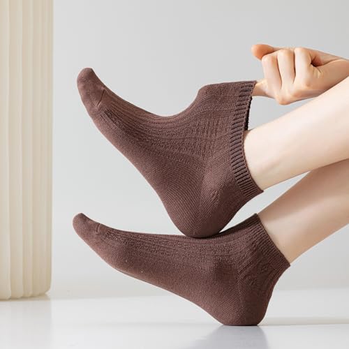 Mcool Mary Women's No Show Socks Low Cut Non-Slip Comfy Cotton Casual Ankle Short Socks for Girls 6 Pack3