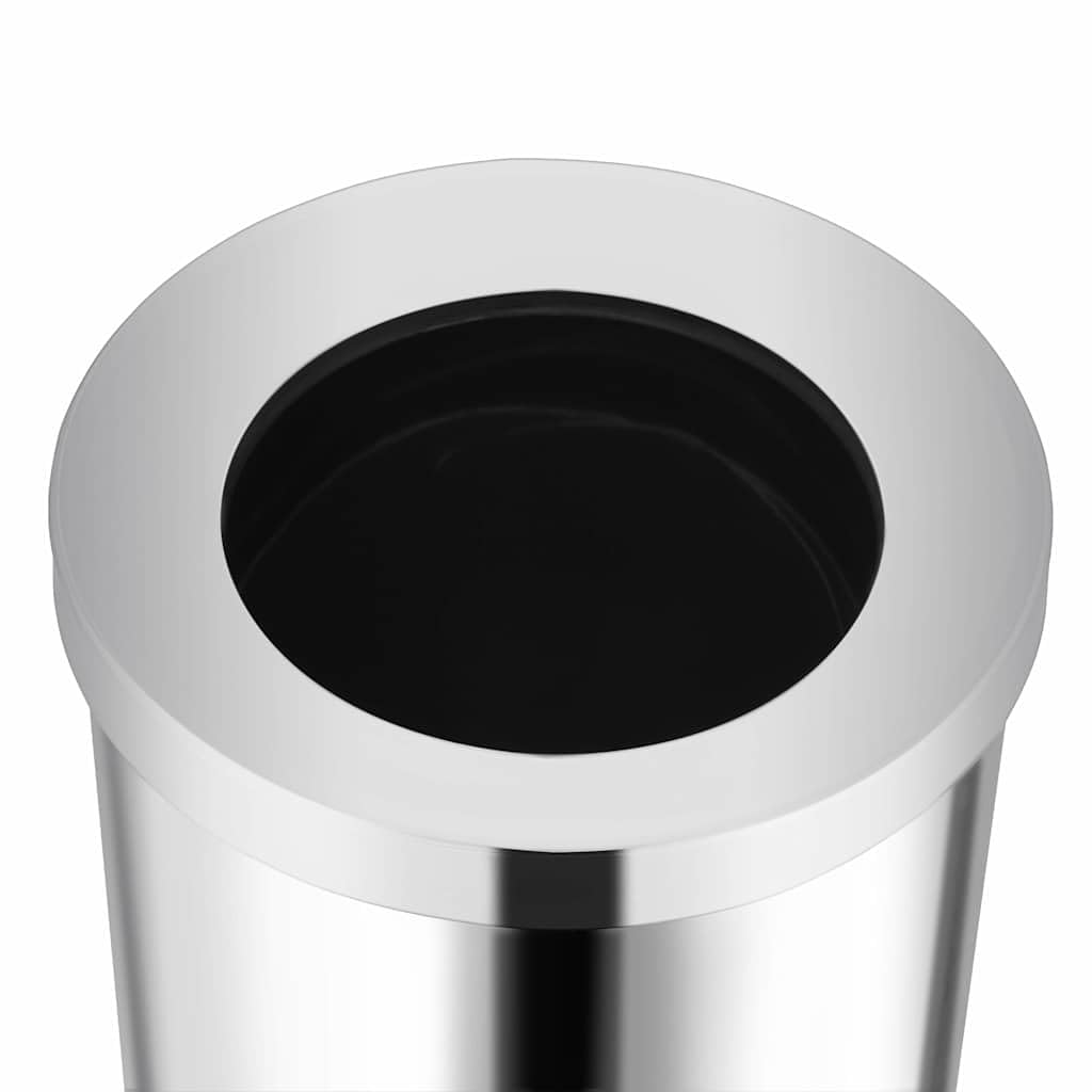 Pattumiera in acciaio inox, 32 l, per hotel, ristorante, uso pubblico