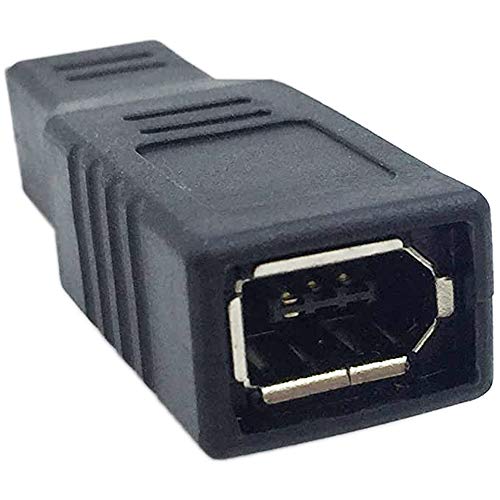 Xmsjsiy Firewire Adapter,1394A 6 Pin Female To 1394B 9 Pin Male Ieee 400 To 800 Data Transfer Adapter Converter #TOP3