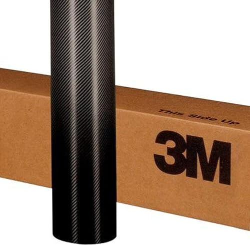 Generic 3M 2080 CARBON FIBRE BLACK CFS12 Car Wrap Air-Release Vinyl Film Bubble-Free Application (30cm x 152cm (11.8in x 59.8in))