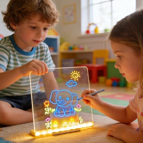 Tableau d'écriture à LED effaçable pour messages lumineux - 6
