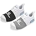 LAMANTOP Socks for Dancing on Smooth Floors-Over Shoe Sneakers Socks Sliders-Pivots & Turns to Dance with Style on Wood Floors-Zumba Accessories for Women Men-One Size Fits All(2 Pairs(Black & Grey))