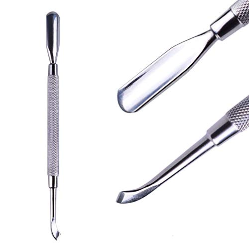 Kfdzsw Pinceles Nail Cuidado de la Herramienta de composición Doble 1pcs Acero Inoxidable cutículas Muertos Empuje de la Piel removedor for pedicura manicura Nail Art Cleaner (Color : 07) Cover