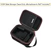 RLSOCO Hard Case for RDE NT-USB Mini Versatile Studio-quality Condenser USB Microphone | Compact Design with YKK Zipper & Scratch Protection (Case Only)