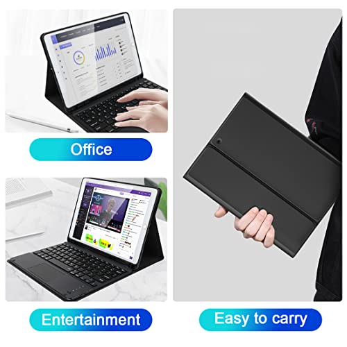Clavier pour iPad 10.2 8e génération housse de protection Bluetooth avec pavé tactile - 7